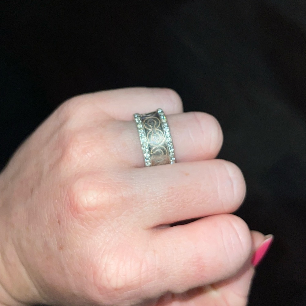 RARE Coach Vintage sterling silver 925 ring - Picture 4 of 8